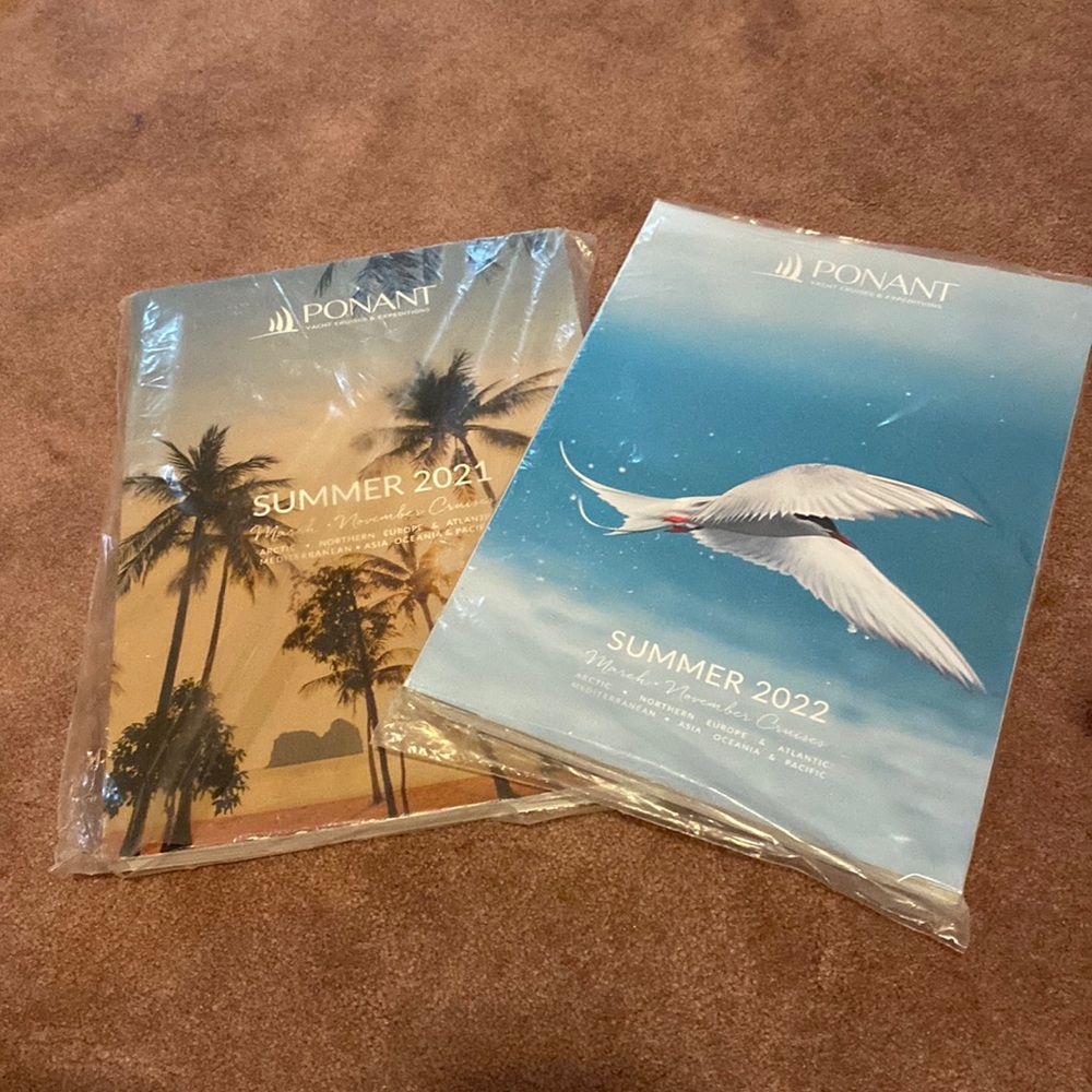 Bundle of 2- Ponant CATELOGS
